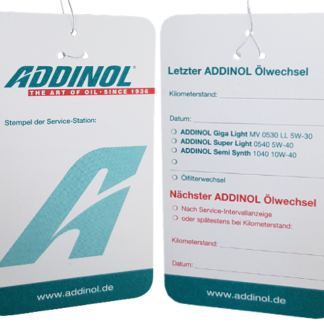 Addinol olieændringsmærke